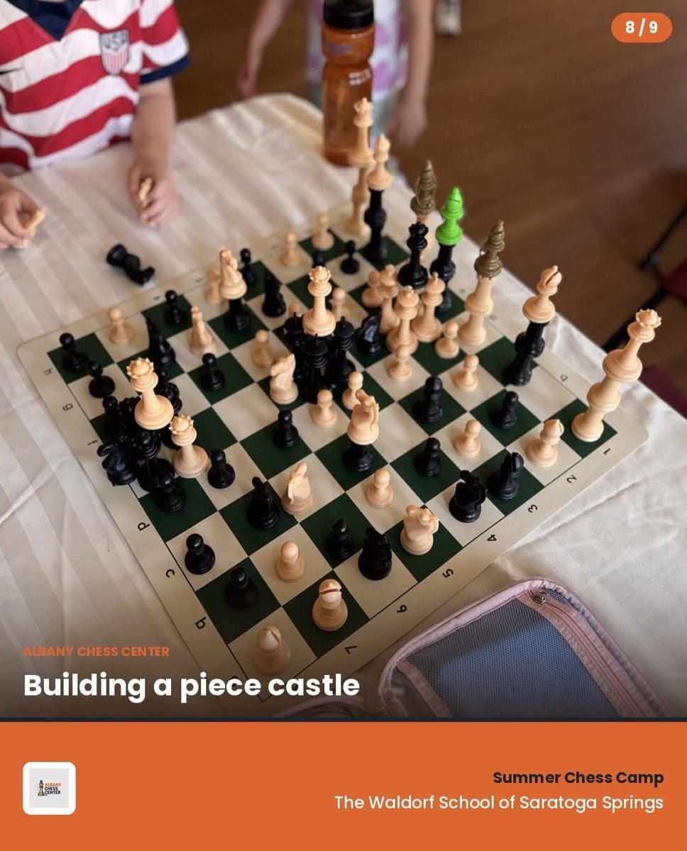 AlbanyChessCtr's tweet photo. Seeing our students learn, play, and build friendships in such a supportive environment is what it’s all about. 

Thank you to The Waldorf School of Saratoga Springs for hosting us, and a massive thank you to all the families who chose Albany Chess Center. https://t.co/kj0a3XYeeP