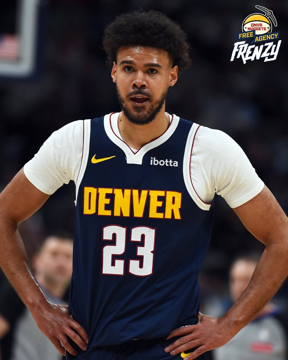 DNVR_Nuggets's tweet photo. 𝑵𝑬𝑾𝑺: Nuggets have "rebuffed several trade offers" for Cam Johnson, per @TheSteinLine &amp; @JakeLFischer

"This is not a team that has been operating in recent days with a determination to stay below the second apron..."

🔗 Full report: https://t.co/Ze2IywFAti https://t.co/Dm6P4CjwLm