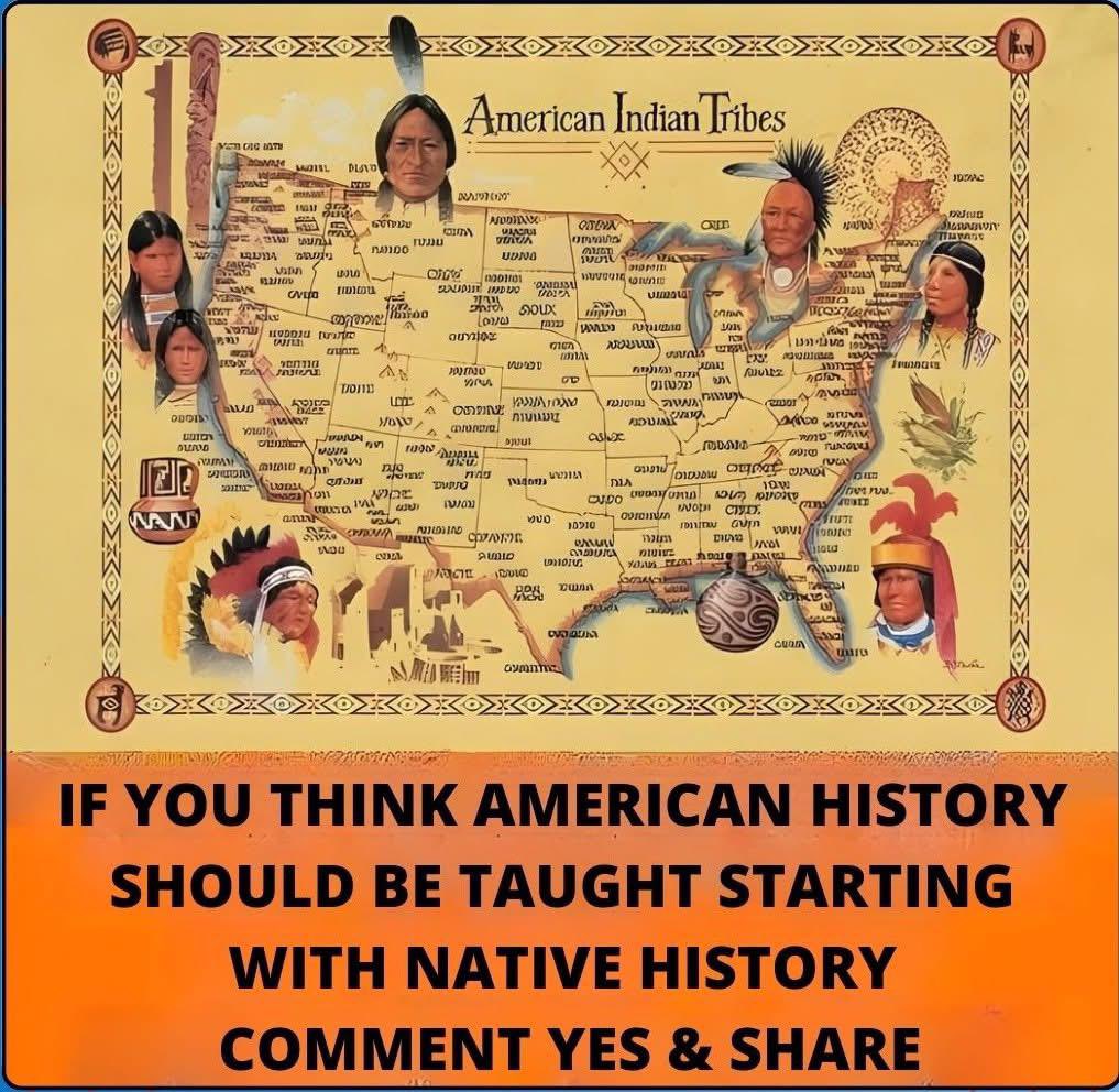 native_am_pride's tweet photo. Why Isn’t This Map in the History Books?American Indian Tribes. Anyone need this poster? Just write "I want One"￼ https://t.co/aCwoARsASf