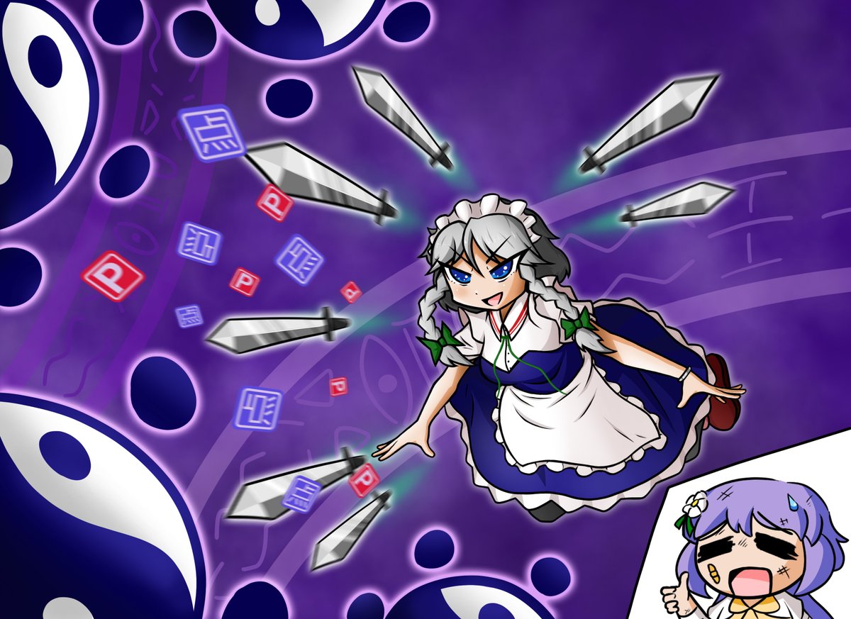 Its_a_Starman's tweet photo. My contribution for TWC 2026 this year. Always a pleasure to help out with the artwork! #東方Project https://t.co/YQ0C9cF3qI