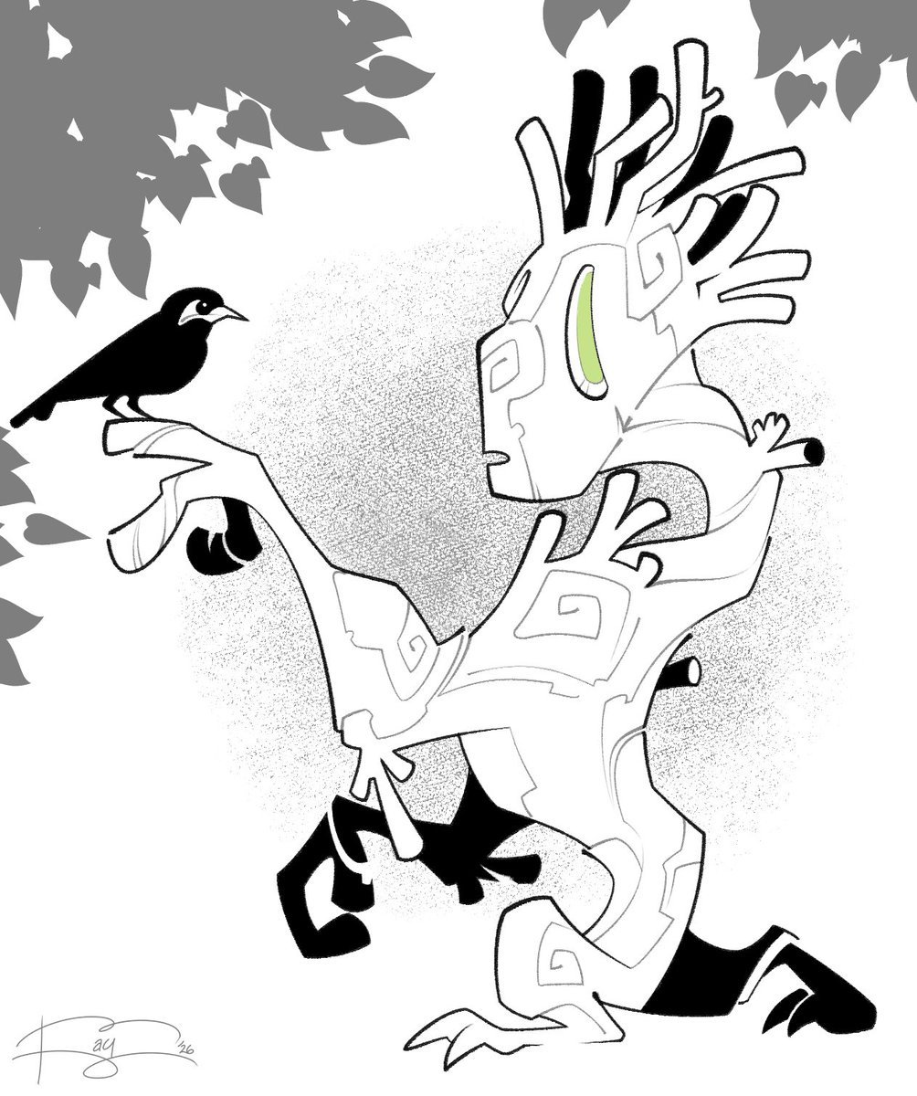 TheDandyRay's tweet photo. Art Fight attack for @/poptartjiggle (on AF) of  Tree Guy!
#art #artistsoftwitter #artfight #artfight2026 https://t.co/U7m9JBVPsS