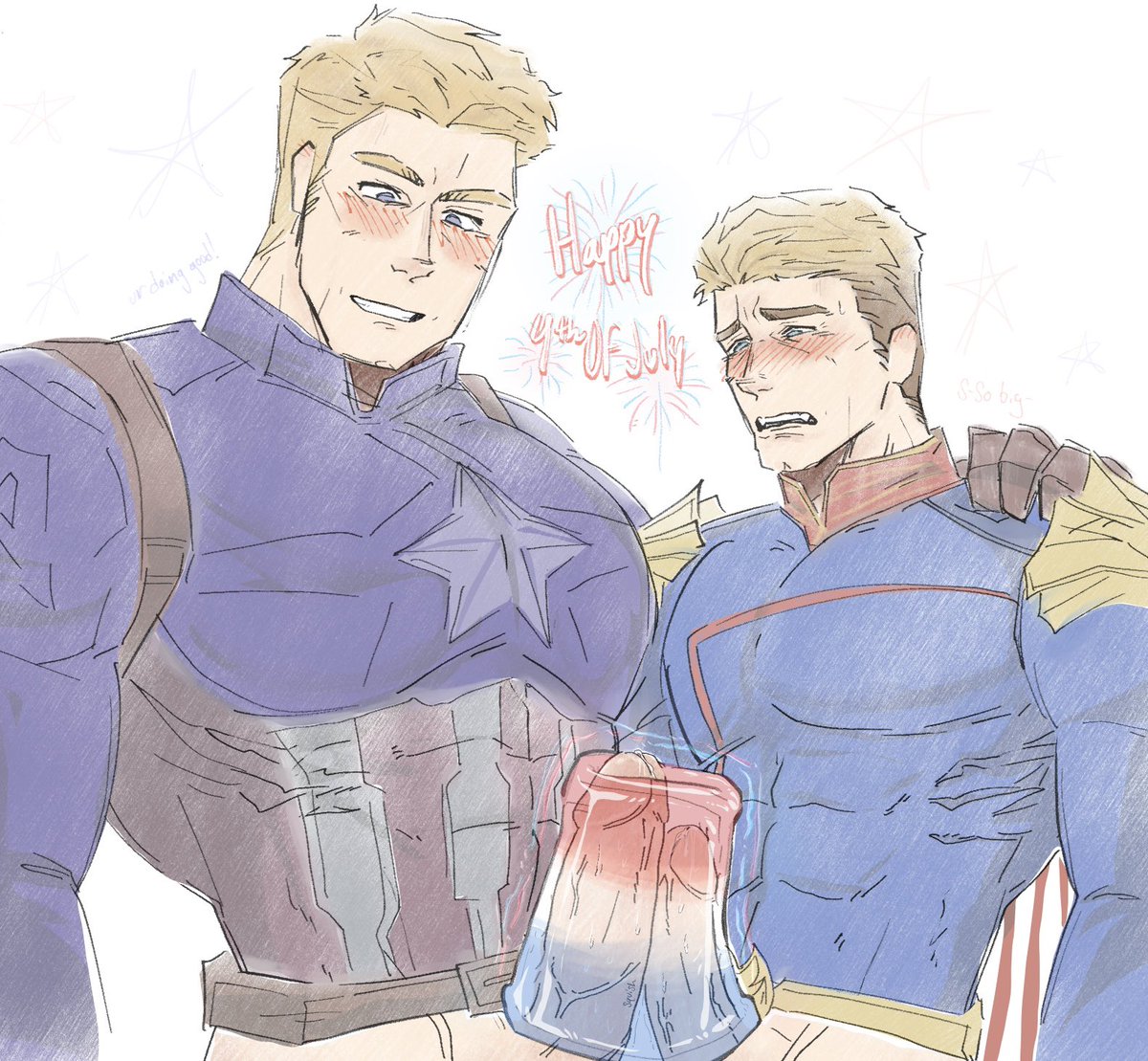 American Themed Superheroes!! tweet media