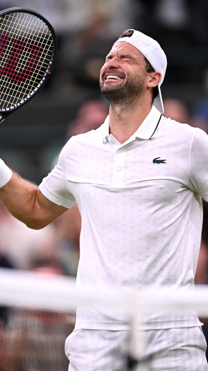 jmgmoron's tweet photo. Estas palabras de Dimitrov erizan la piel de cualquiera.

🗣️ "No sé cuántas más veces podré jugar aquí. Quiero sacarle el mayor provecho que pueda. Me lo repetí durante más de 1000 veces hoy: Solo disfruta del momento"

🗣️ "Nunca podremos saber lo que habría ocurrido el año pasado, pero este año estoy de vuelta y puedo reescribir todo de nuevo. No se trata de ganar o perder, sino de superar los obstáculos que se nos presentan por delante"

No sé lo que hará Grigor este año en #Wimbledon, pero él, pase lo que pase, ya ha ganado.