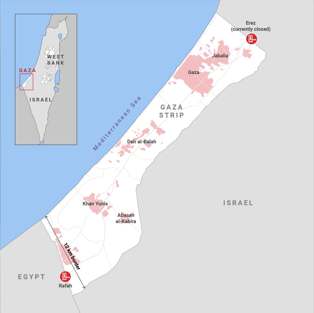 aniobrien's tweet photo. Because geographic and historic literacy is pretty abysmal in general, I just want to point out something about the Egyptian fans who turned football celebrations into riots over Palestine…

Gaza doesn’t only border Israel. It also shares a 13km border with Egypt at Rafah. That border isn’t open.

It is one of the most heavily fortified borders in the region. Egypt has spent years sealing tunnels, creating a buffer zone, constructing reinforced concrete walls, and maintaining strict military control over the crossing.

Egypt’s position has been that it does not want a mass influx of Gazan refugees, citing they already have issues with terrorism in the Sinai, the risk of Hamas operating from Egyptian territory, that Gaza’s would never leave, and national security concerns about it destabilising Egypt. Funny that they’re allowed to be worried about these things. 

They also promote more politically strategic reasons like fears Palestinians would never be allowed to return to Gaza by Israel, that it would effectively end hopes for a future Palestinian state, and that it could make Egypt a target of Israel. 

But essentially Egypt has many of the same security arguments that Israel puts forward!

So why are the Egyptian football hooligans in London bellowing “Free Palestine”, not demanding more from their own govt?

Egypt could dismantle or open its own border to allow Gazans in through Rafah. If the answer to Gaza’s humanitarian crisis is unrestricted movement into neighbouring countries, then that expectation applies to Egypt as much as it does to Israel. Right?

My point is that “Free Palestine” is often presented as though Israel alone controls every border, decision and possible humanitarian outcome. That’s not geographically or politically true.

And if you don’t think Egypt should have to open its borders because it has legitimate security concerns, then you’ve accepted that the situation is more complicated than a slogan shouted during a football celebration so perhaps it applies to Israel too.

Photos: Map of Gaza, images of Egypt’s fortified barbed wire border wall, screenshot of news article.