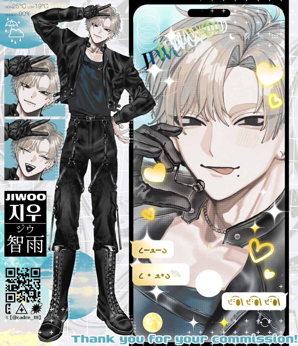 cdr_111's tweet photo. 💛commission🩵skeb
🖤ご依頼ありがとうございました❕ https://t.co/W6xK6MvOC8