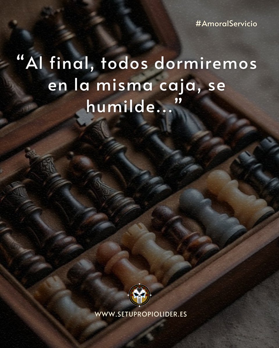 SeTuPropioLider's tweet photo. Podemos tener distintos cargos, capacidades o recursos, pero compartimos la misma dignidad y el mismo destino. 
La humildad no te hace pequeño: te enseña a escuchar, comprender y ayudar. Al final, todos dormiremos en la misma caja.
#Setupropiolider #Humildad https://t.co/m6Fj3pIsYr