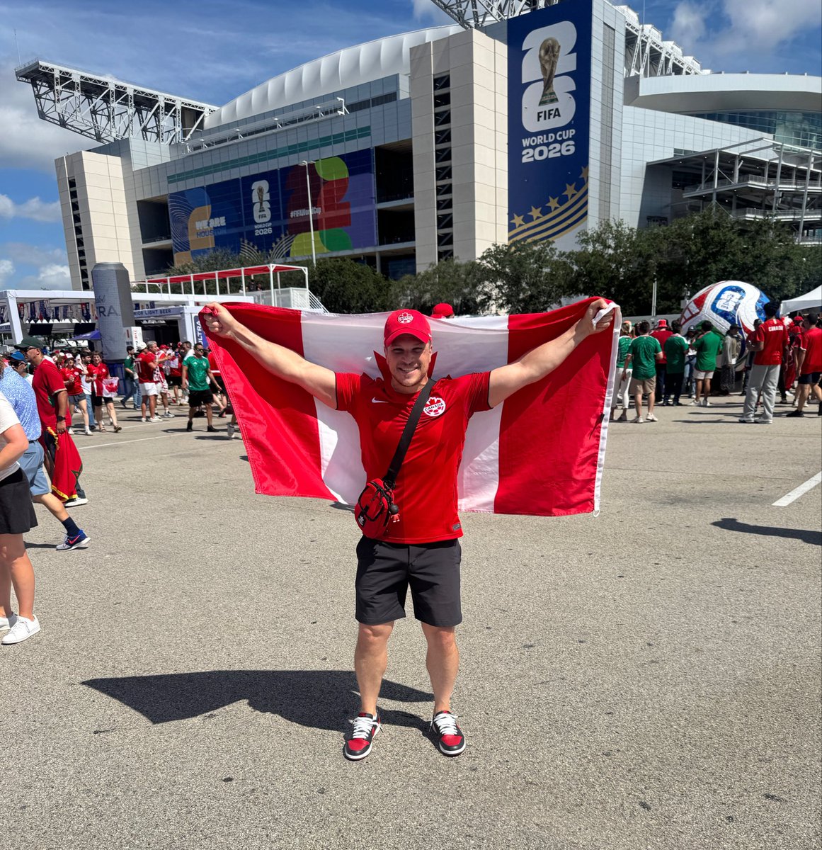 MarkShunock's tweet photo. Unreal experience! Takeaway….they don’t show replays in the stadium to avoid riots!  #FIFAWorldCup2026 https://t.co/CSXvKjDHkv