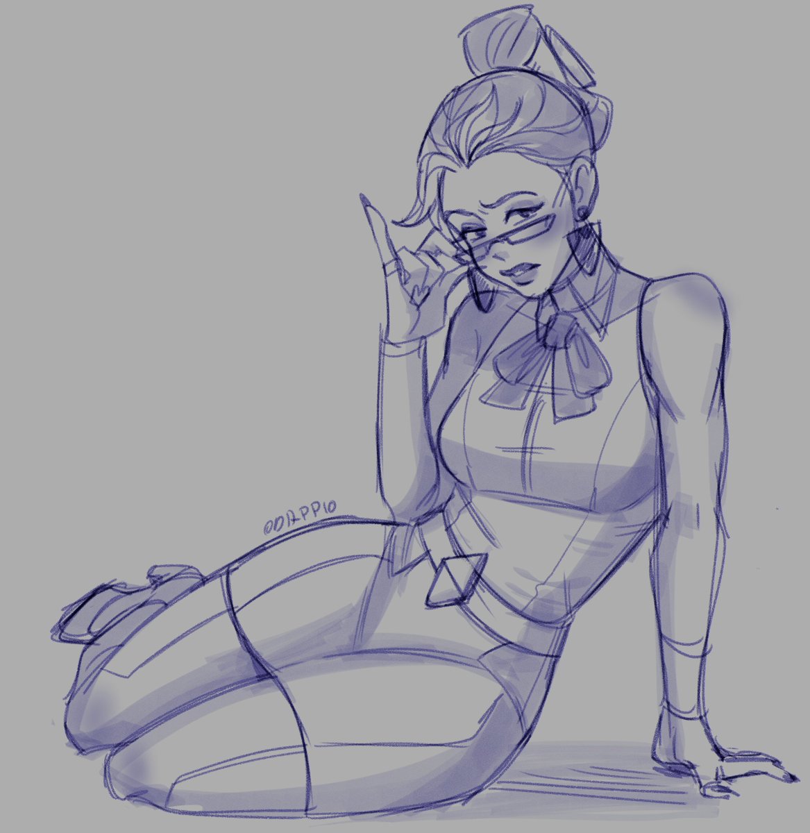 Dappio_Art's tweet photo. Been tanking too much but cant complain cause Domina #Overwatch https://t.co/KxQlOdgt92