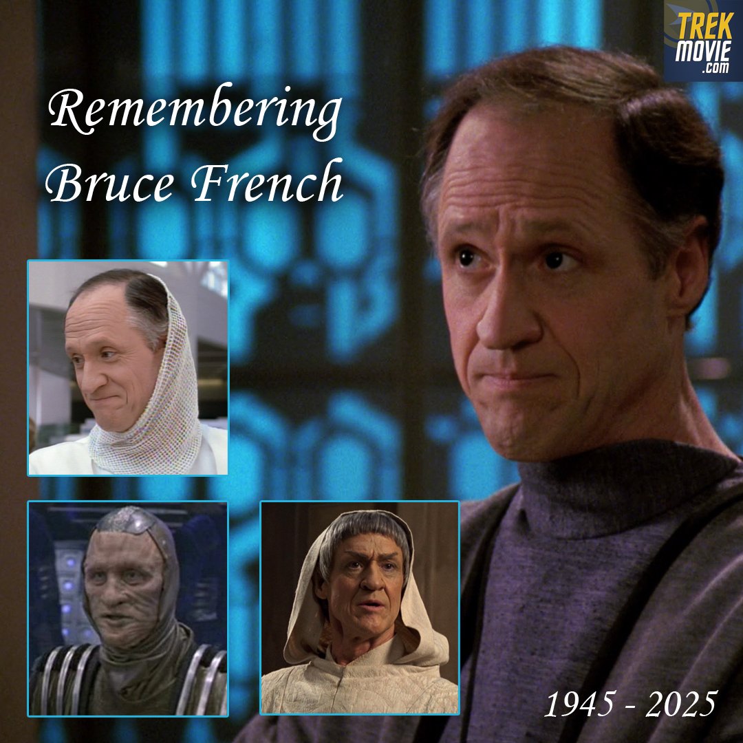 TrekMovie's tweet photo. On his birthday, remembering Bruce French. His first Star Trek appearance was in TNG's "The Drumhead," and he also appeared on Voyager, in the film Insurrection, and on Enterprise.

#StarTrek https://t.co/xzvIHi11uQ