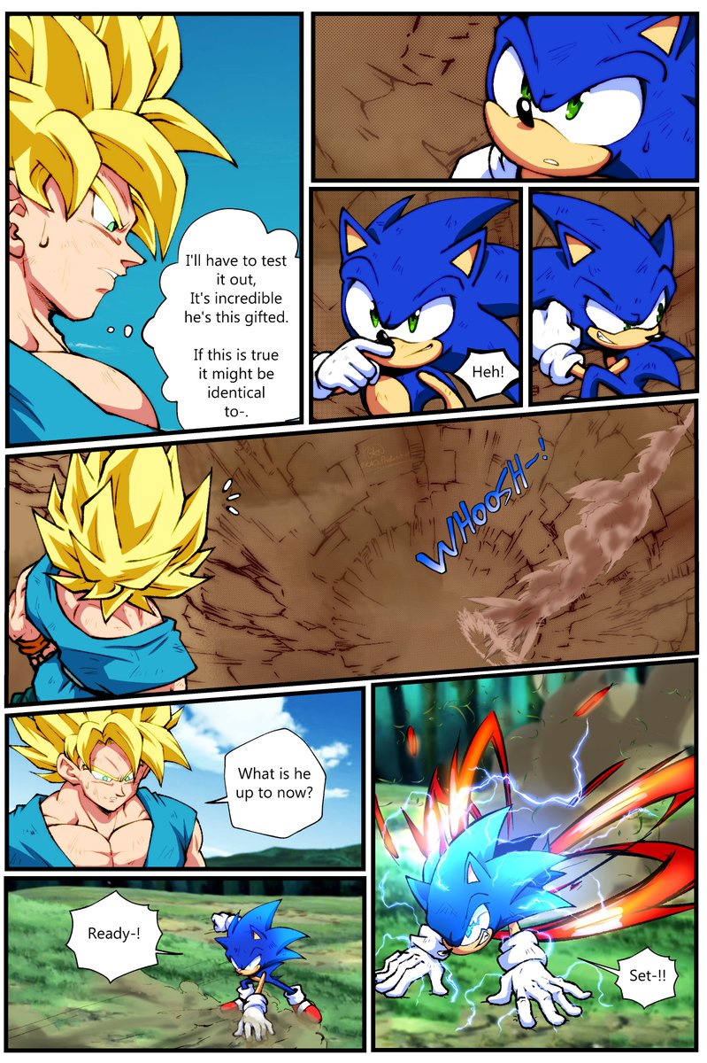 KAD_ProductionZ's tweet photo. To finalize this whole argument on my end this is what I actually think about it

I seriously don't care; I personally see it as visual impact, nothing more, nothing less. 

IF I were to give Sonic some electric bs, it would be just like in my comic, it's a PowerBoost, or ChaosBoost to others. I see it much like Shadow removing his inhibitors. Goin all out, like a storm. 

That way, he represents said storm, and everything that comes along with it: wind, kinetic energy, etc.