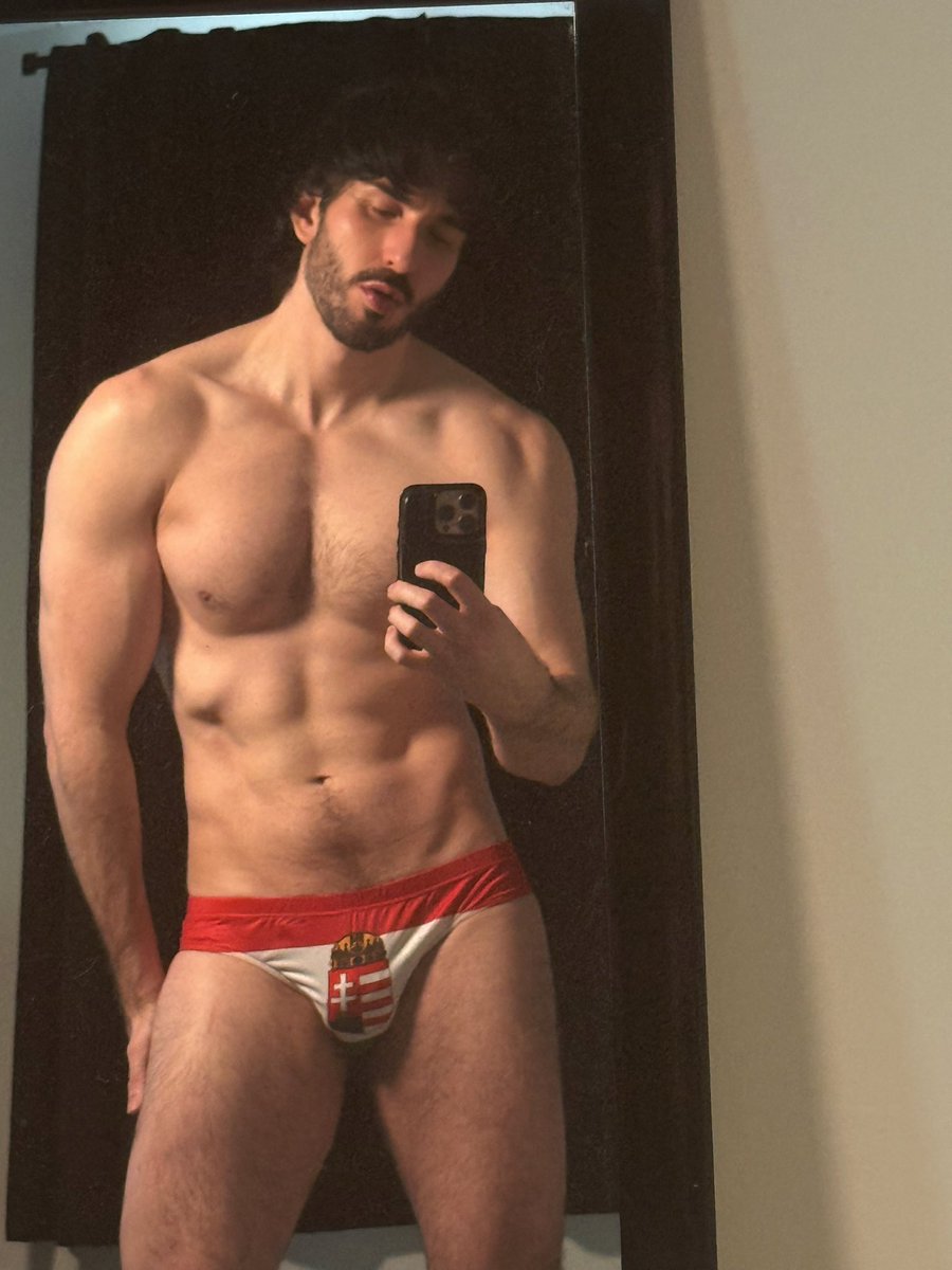 Glutelord's tweet photo. I don’t have any american flag briefs. the best I can do is australia and hungary. https://t.co/GEVeebnmUn