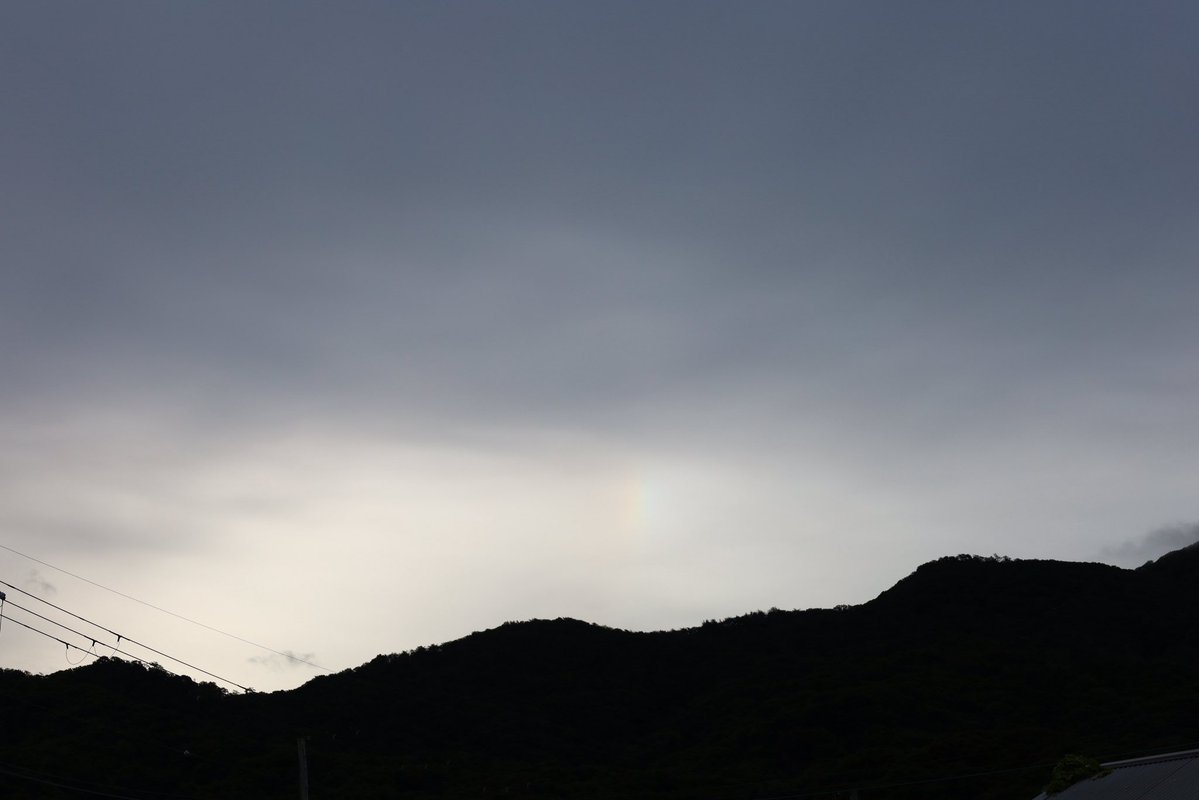 Minami0206S's tweet photo. おはようございます
どんより曇り空ですが #右幻日 が見らました
#イマソラ 
#halo_jp 
@ 近畿地方 https://t.co/2yxcF7BLGf
