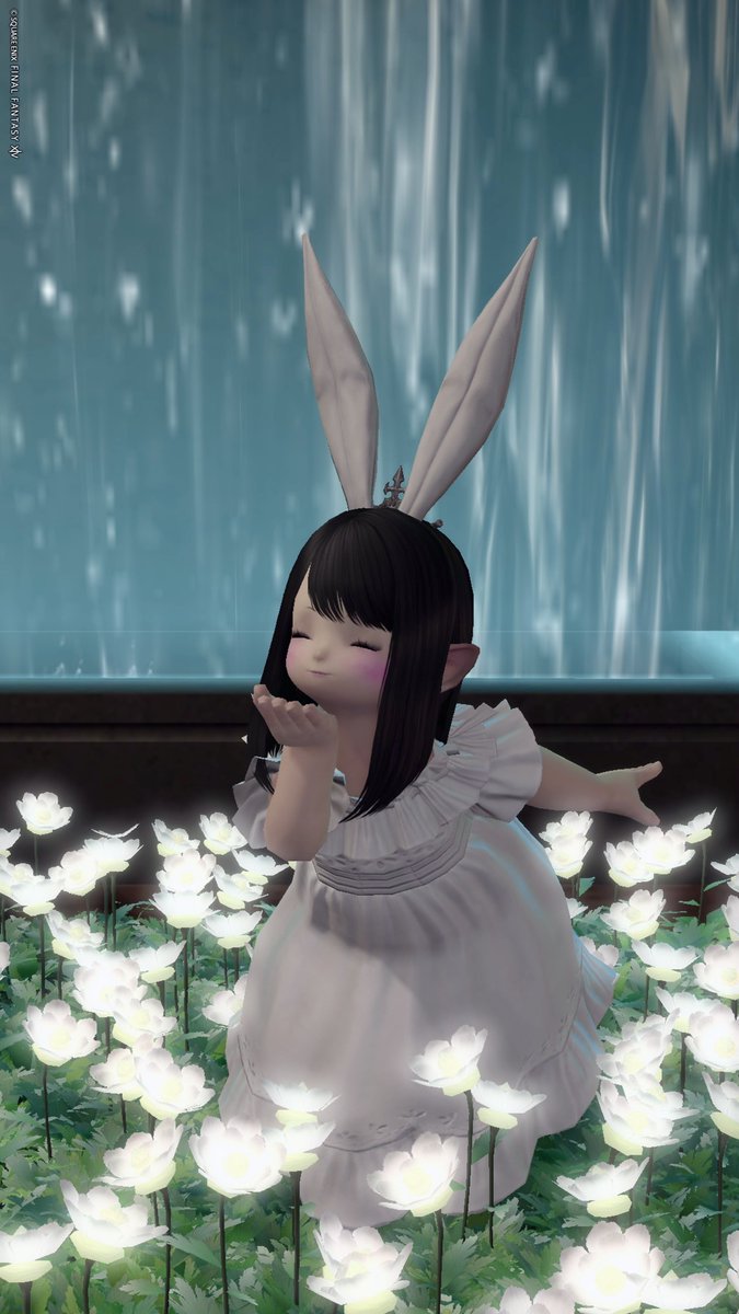 8aj88's tweet photo. 🐰🤍

#FF14  #FF14SS  #おはララ  #ララフェル https://t.co/B1RfSsi6n7