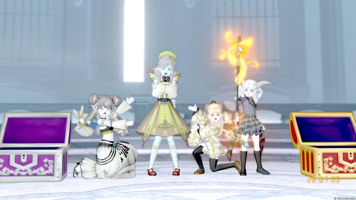 dq10Atlll's tweet photo. キアちゃん僧侶って(ステとか)行けるのか？と思ってたけど周り上手くていけた
全員ケーキ食ってて感動🥹楽しかった…😭 https://t.co/dhmMzYXRfW