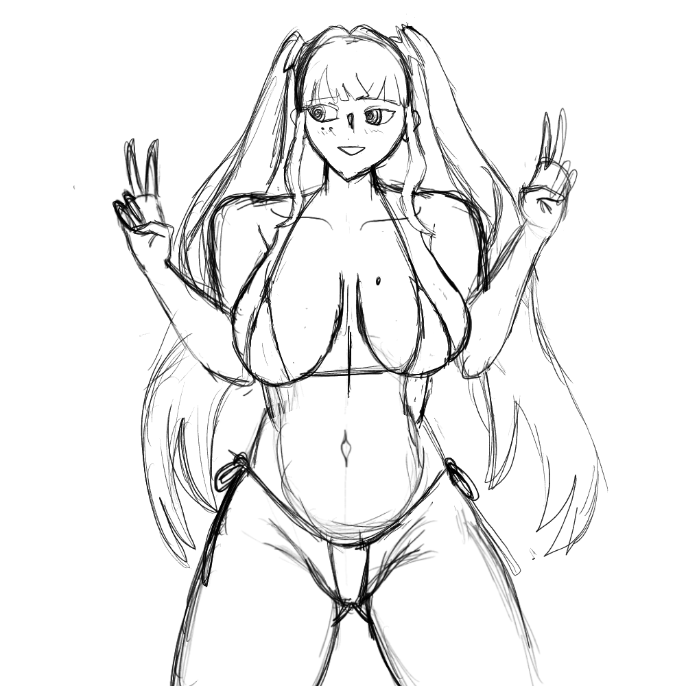 Tibbits002's tweet photo. #ScarleLewd because it was decided it was too spicy for the general tag. WIP. Going to do an alternate hairstyle as well! https://t.co/AsdLmnQJJ4