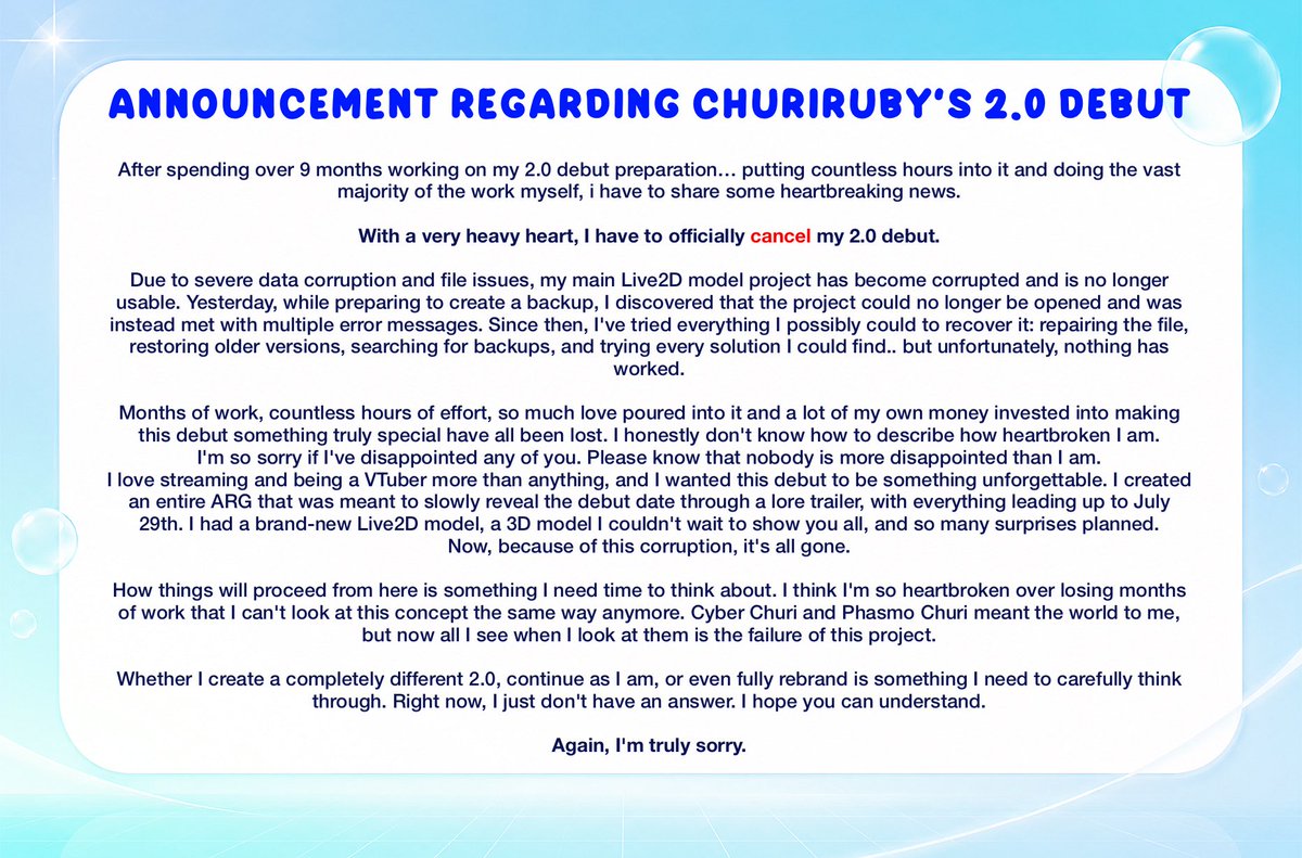churirubyVT tweet picture