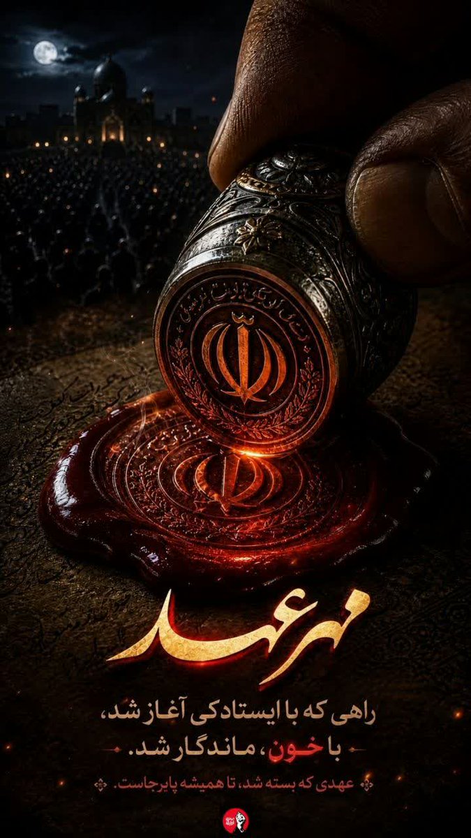 morteza7661's tweet photo. مهر عهد
راهی که با ایستادگی آغاز شد، با خون ماندگار شد
#باید_برخاست
 #قائد_امت https://t.co/H0mvFGf8BH