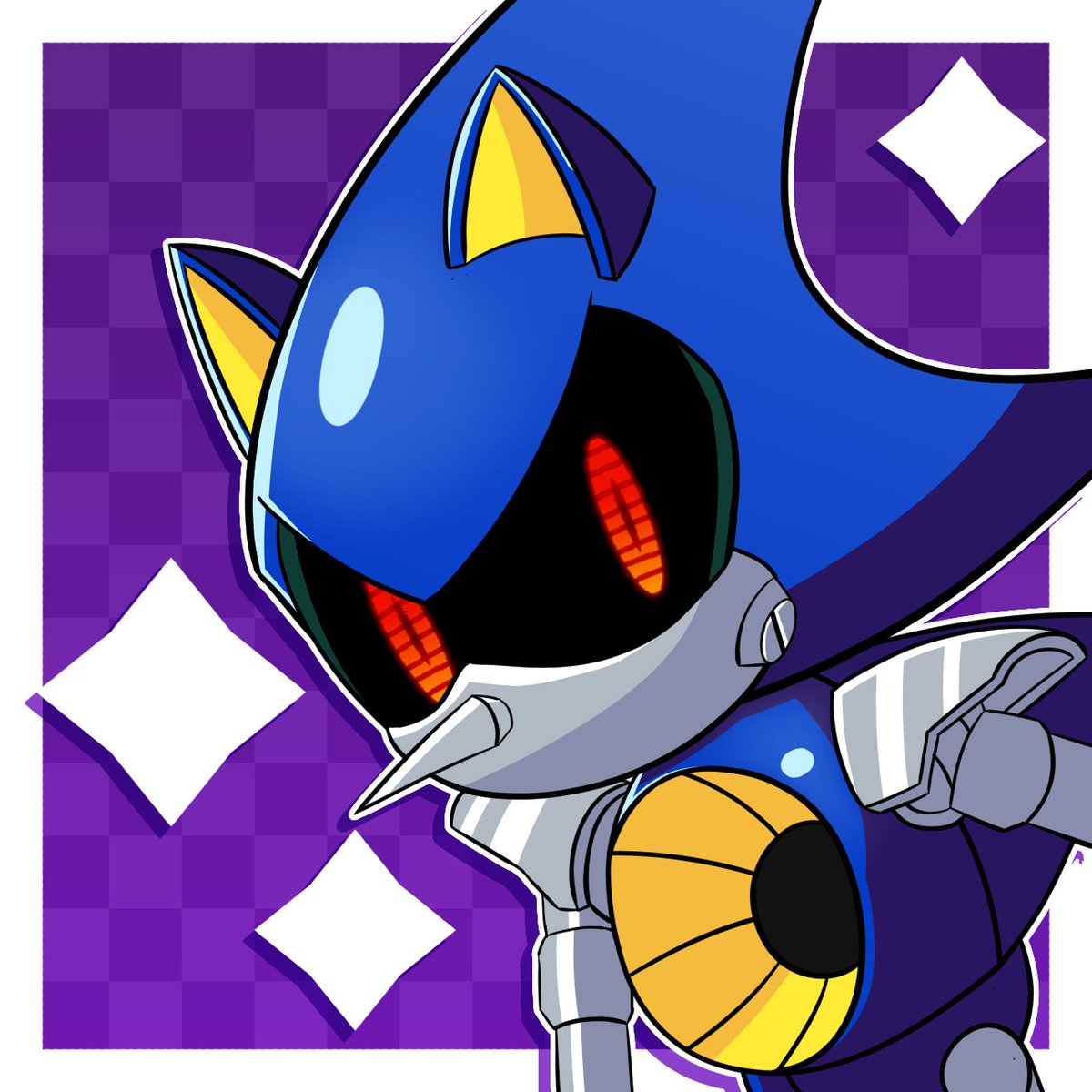 DayKillerC1's tweet photo. Drew a new metal sonic profile picture for myself since metal sonic is all the talk right now https://t.co/stacQUD2jr