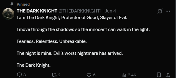 InsanePplCope's tweet photo. This guy thinks he's Batman, but I'm right here. https://t.co/xsO8pDpivB