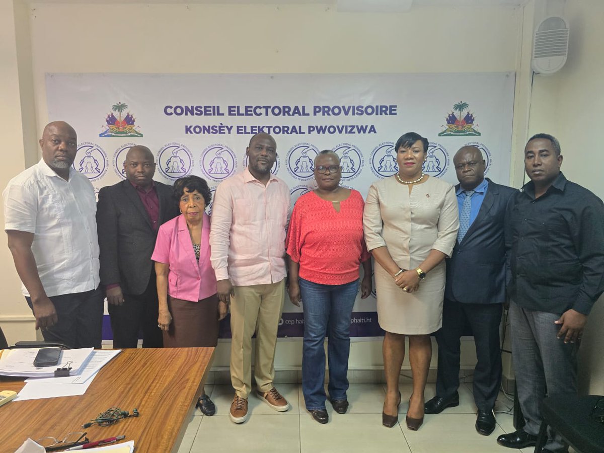 cep_haiti's tweet photo. DIALOGUE ENTRE LE CEP ET DES ACTEURS POLITIQUES EN VUE DE LA REUSSITE DU PROCESSUS ELECTORAL https://t.co/iUS6Gs4NQd