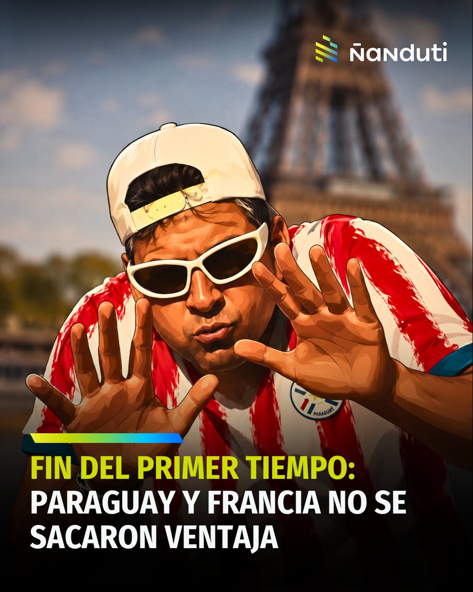 nanduti's tweet photo. ¡TRANQUIIIILOS NOMÁS! 🇵🇾💪

⏸️ Paraguay y Francia igualan 0-0 al término del primer tiempo en los octavos de final de la Copa del Mundo.

🇫🇷 Los franceses tuvieron mayor posesión y llevaron el peso del partido, pero se encontraron con una Albirroja sólida, ordenada y firme en defensa, que neutralizó cada intento de ataque.

🛡️ Aunque Paraguay generó poco en ofensiva, mostró un planteamiento inteligente y un bloque defensivo que incomoda a los europeos.

⏳ Restan 45 minutos de una verdadera batalla. Miles de paraguayos convierten las tribunas en una pequeña porción del país, alentando sin descanso.

¡VAMOS PARAGUAY!❤️🤍💙

#Ñanduti