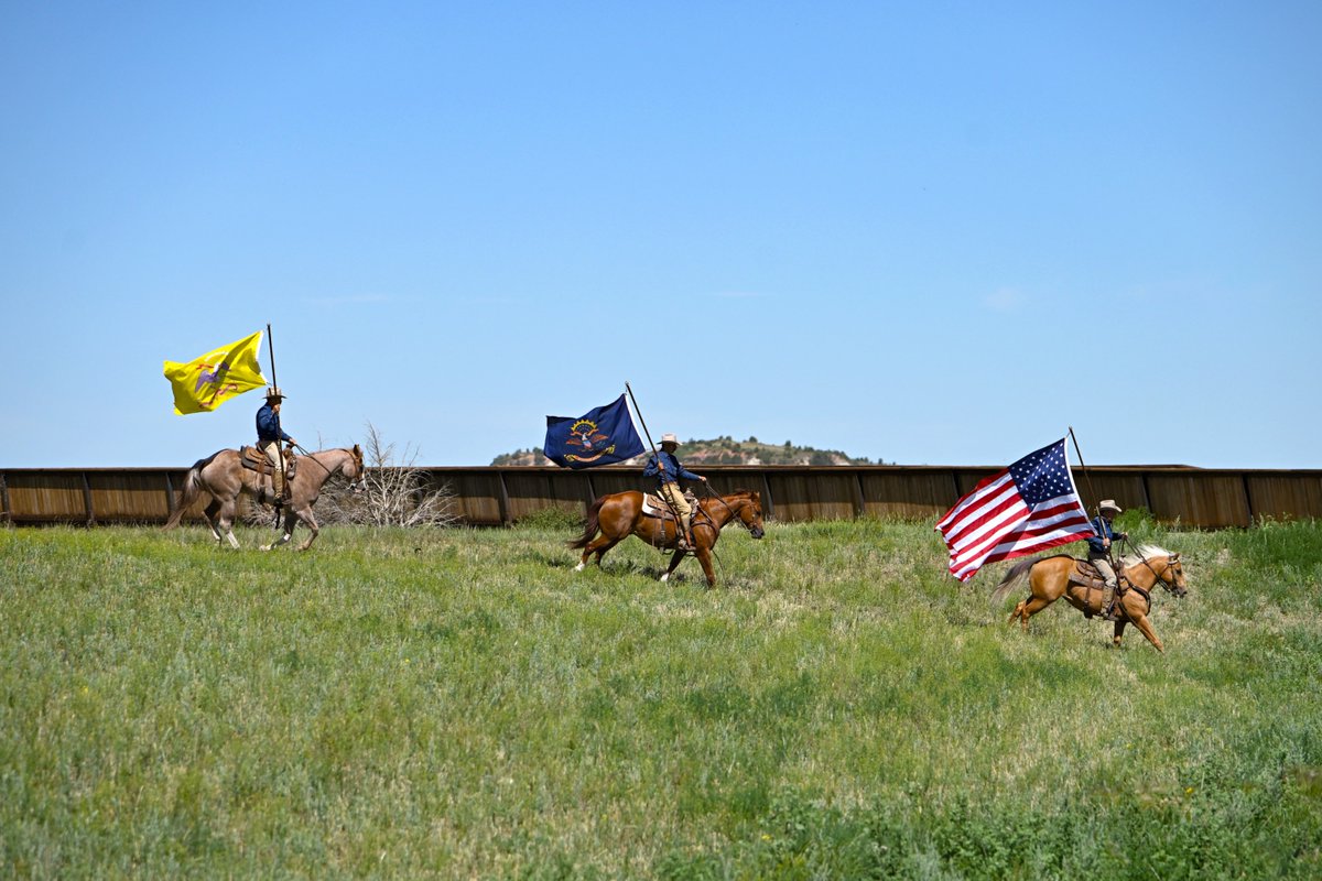 TRPresLibrary's tweet photo. Rough Riders 🤝 North Dakota 🤝 United States

#TR250 #DareGreatly #July4 https://t.co/AUjk0Kj2zL
