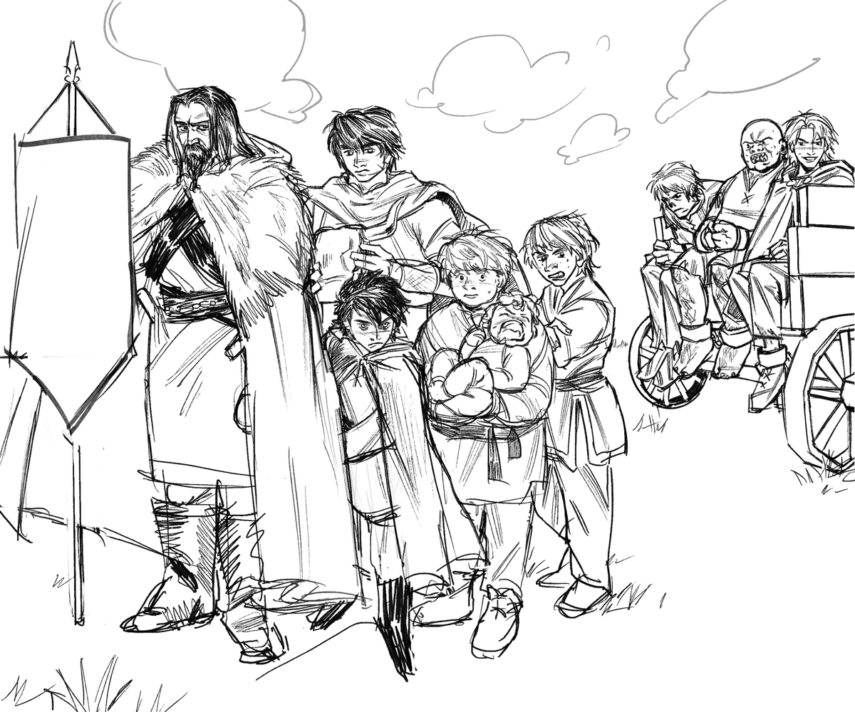 Birby_iam's tweet photo. the beginning of arya no good very bad roadtrip https://t.co/m1SFjsCRC2