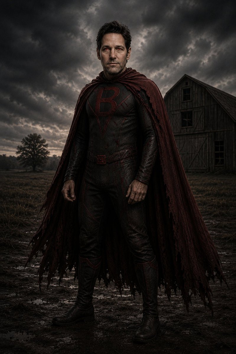 ExeSagun's tweet photo. Paul Rudd as a grown up version of Brightburn. https://t.co/UcoYX4PIZA