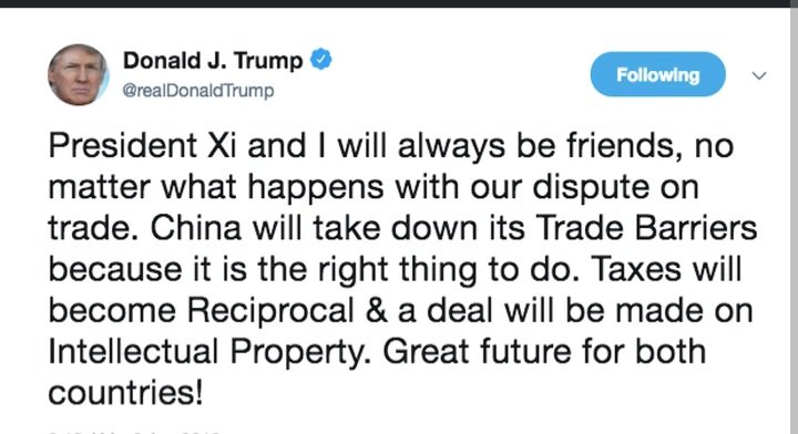 Fletche79833262's tweet photo. @harukaawake @harukaawake hey dumbo they are no friends in geopolitics only interest . Also here trump cozying up with xi-jinping. I mean was it not a few month ago trump came running to china  begging XI to do business with him . So according to u the US is not civilized. https://t.co/sR5ZaDoUPW