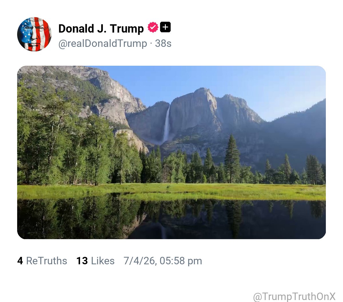 TrumpTruthOnX tweet picture