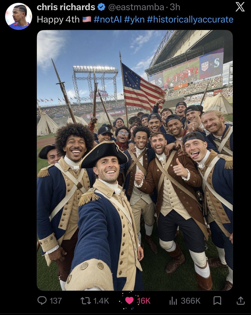JohnRubalcaba's tweet photo. 🇺🇸🇺🇸🇺🇸  HAPPY 250TH, 4TH OF JULY TO MY COUNTRY I LOVE SO MUCH !!!   Godspeed to our USMNT / Team USA this Monday against Belgium here at home in Seattle in the World Cup for our historic run !!!   🇺🇸🇺🇸🇺🇸
#JohnPhillipRubalcaba #GodBlessAmerica #USAUSA #LandOfTheFree #WorldCup https://t.co/979iNe9hNE