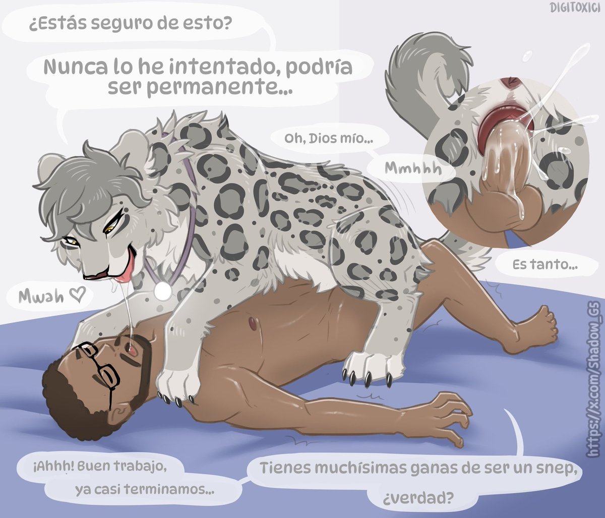 Shadow_G5's tweet photo. Se combirtio en lo que deseaba, una gata en celo.
🎨 :#Digitoxici
Traducción hecha por mi.
#Furry #Rule34 #español #feral #transformación https://t.co/6wAZLmZK2X