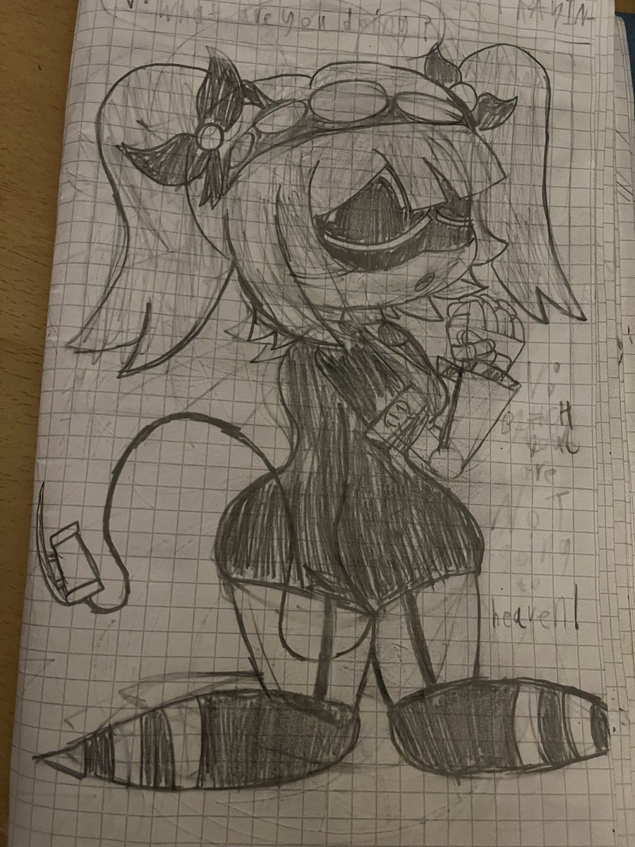 Gotnonamern1555's tweet photo. What is she doing???? 😭😭😭😭😭 #murderdrones #fanart #serialdesignationJ #rkgk https://t.co/xYQgG0beKp