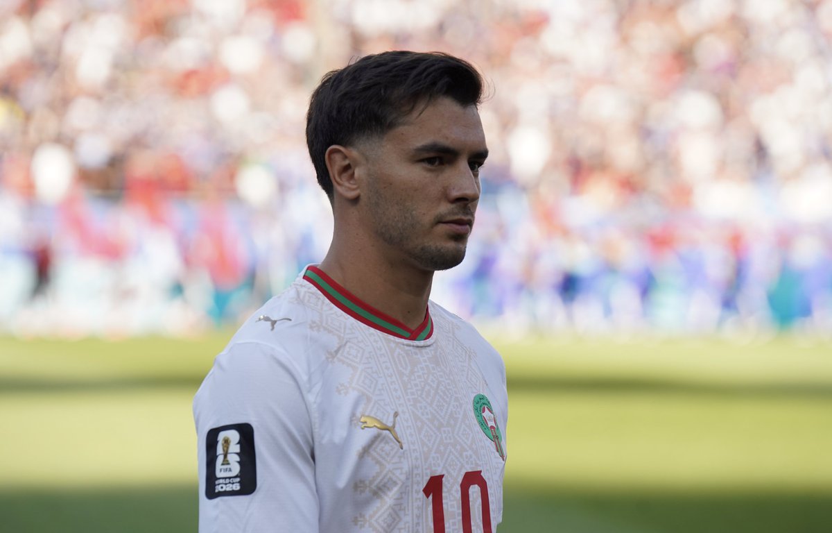 makemorocco's tweet photo. 🚨🚨🇲🇦Brahim:

"Le peuple Marocain aime le football et veut nous voir au sommet dans toutes les compétitions. C'est une responsabilité, et je suis heureux de la porter pour mon pays." https://t.co/E5XN8Bz3gy