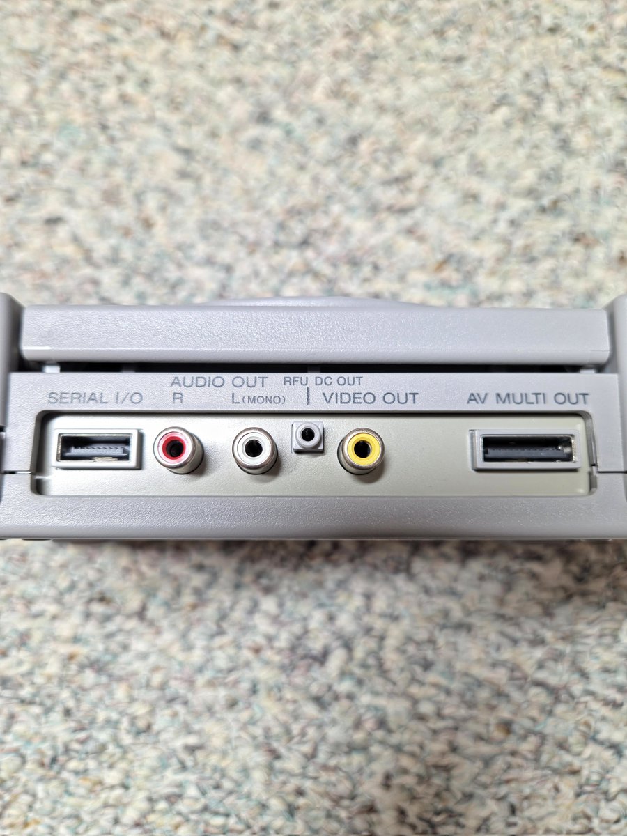 XRPee1983's tweet photo. This my friends is my "audiophile" SCPH-1001 #PS1. 

A slightly more rare model due to it's RCA ports on the back. This beast hooked up to a Sony home audio system will blast them CD'S in style. 

It has been in hiding for about a year.  It is in pristine condition, no sticky residue, no deep scratches, heck there's barely a scuff on it. 

This is my favorite Playstation ever made along with the PS2. #Sony only produced one decent console after the #PS2 in my opinion, the #PS3. 

The brand went downhill from there, & now with the whole "digital" craze coming along, it's dying that much faster, but hey that's just what some common guy like me thinks. 

What's your take🤔?