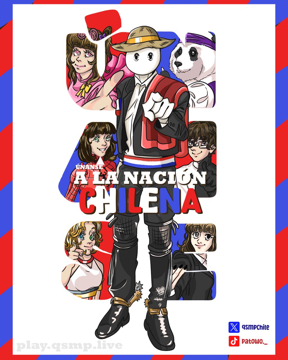 QSMPChile's tweet photo. 🚨SE BUSCA GENTE🚨

A ti! Si a ti, te queremos en la Nación!

No importa de donde vengas ni tu experiencia.

Únete a la Nación Chilena!

#QSMPLIVE https://t.co/OeZSvuSGgz