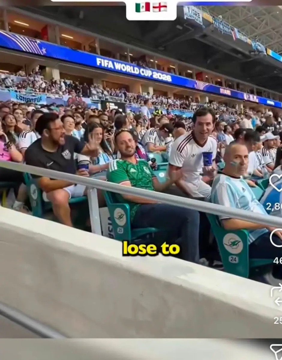CarlosTorresF_'s tweet photo. Alcalde morenista de Piedras Negras @CJacoboRdz, Coahuila muy a gusto en la justa medianía del estadio de Miami disfrutando del Argentina 🇦🇷 🆚 Cabo Verde 🇨🇻 

Lo dicho, a @Claudiashein nadie la topa. https://t.co/pbP73sUh8u