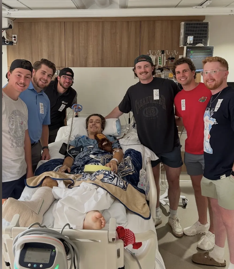 YouthHockeyHub's tweet photo. Shout out to Andover youth coach Dan Thienes who was in  a serious car accident recently that will keep him out of work for some time.

Due to a long rehab - please say a prayer for his recovery and a donation to help him out financially.

🙏🙏

Help Dan: https://t.co/uj9BGTZvgy https://t.co/tgY6bRDKsQ