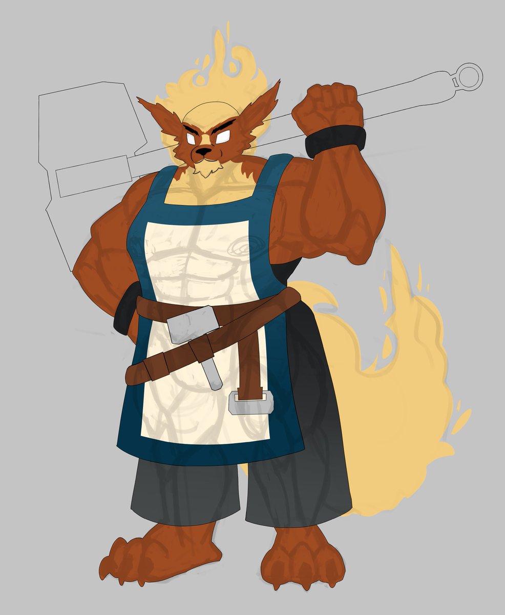 ANASARmoth's tweet photo. I decided to try making a Flarion design 👋
#WIPㅤㅤㅤ #furrycharacter #Pokémon https://t.co/hLWY90TW2f