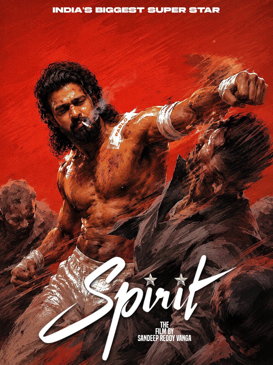 CinemasLoveRRR's tweet photo. #Spirit #Prabhas https://t.co/AmwUVeelFp