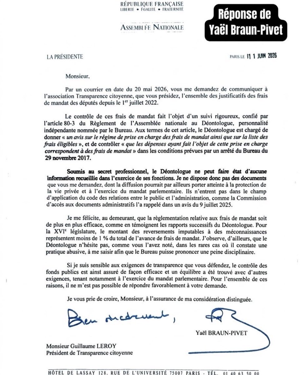 vince78380's tweet photo. Je cite le poste de @MegannKristyn 

« IL ME SEMBLAIT QUE C’ÉTAIT UNE OBLIGATION DE COMMUNIQUER SES NOTES DE FRAIS 🤔⁉️. 
Quand allons-nous nous débarrasser de cette caste de voleurs, manipulateurs méprisants qui se croient supérieurs et au dessus des lois ⁉️ » https://t.co/XOiElLkUzH