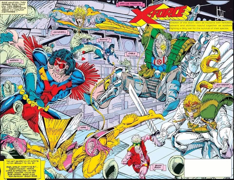 comicbookaddt's tweet photo. X-Force #1 (V1; 1991; Marvel Comics)
"A Force To Be Reckoned With"
Writers: Fabian Nicieza 
Rob Liefeld
Penciler: Rob Liefeld
Inker: Rob Liefeld @robertliefeld
Colorist: Brad Vancata
Letterer: Chris Eliopoulos https://t.co/ALxY7MUV6F