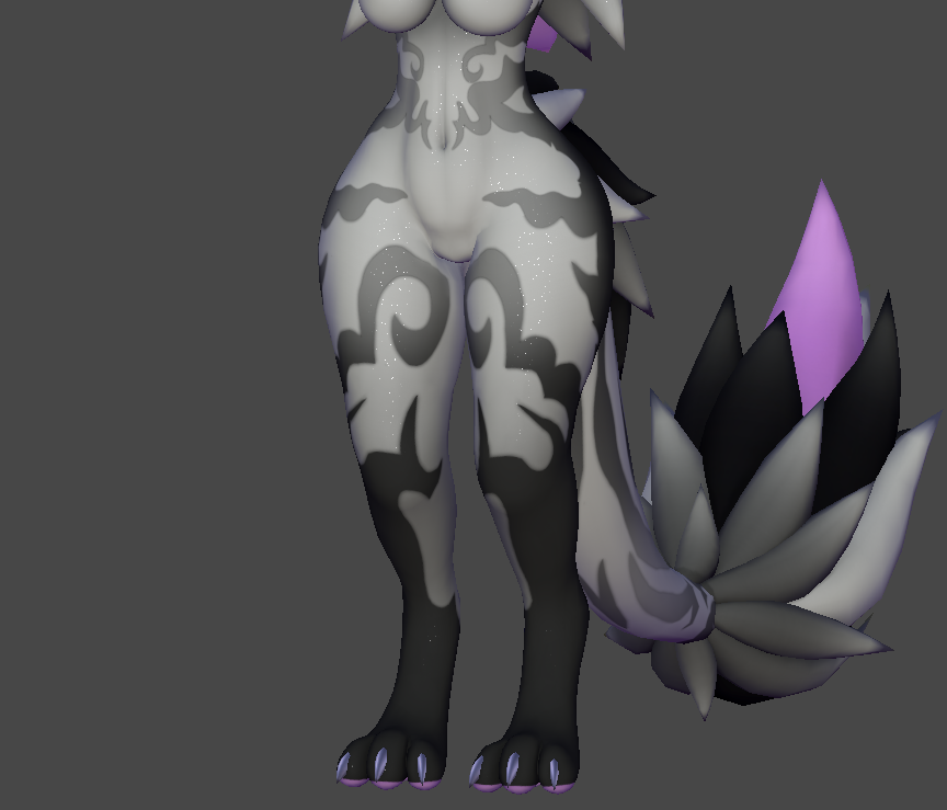 SatKartoffel's tweet photo. [Comm][KFN] 

✦ Finished KFN texture for @Violet_Viperz , thank you for the trade! 🫶 ✦ https://t.co/oi2yaVGl7g