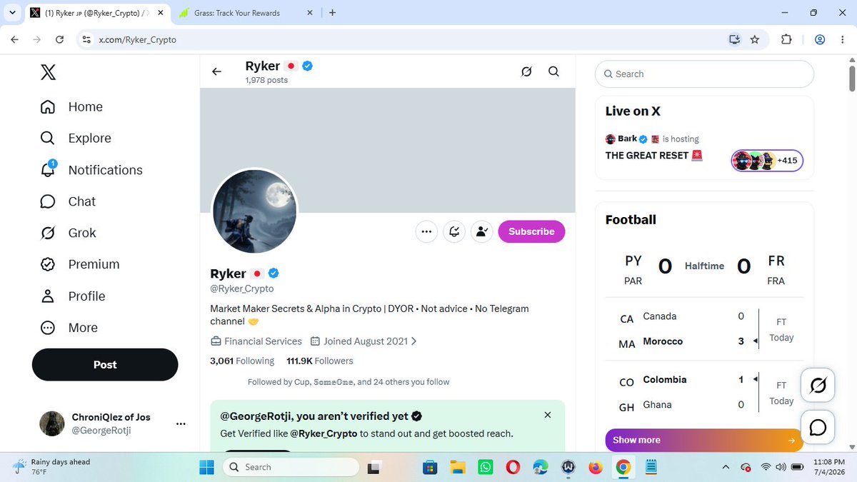 GeorgeRotji's tweet photo. @SamuelXeus @Ryker_Crypto 3hYRyFJsGrw1HrvfrY54fJht51VRih5BQN747JSzpqNs

lfg https://t.co/zShbtXqabt