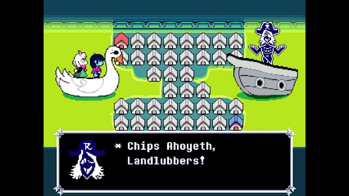 Oratual6's tweet photo. @drit__ Nobody else knew it
They just know Deltarune 
So the only info of pirates they have is well https://t.co/ttyf6DTXgP