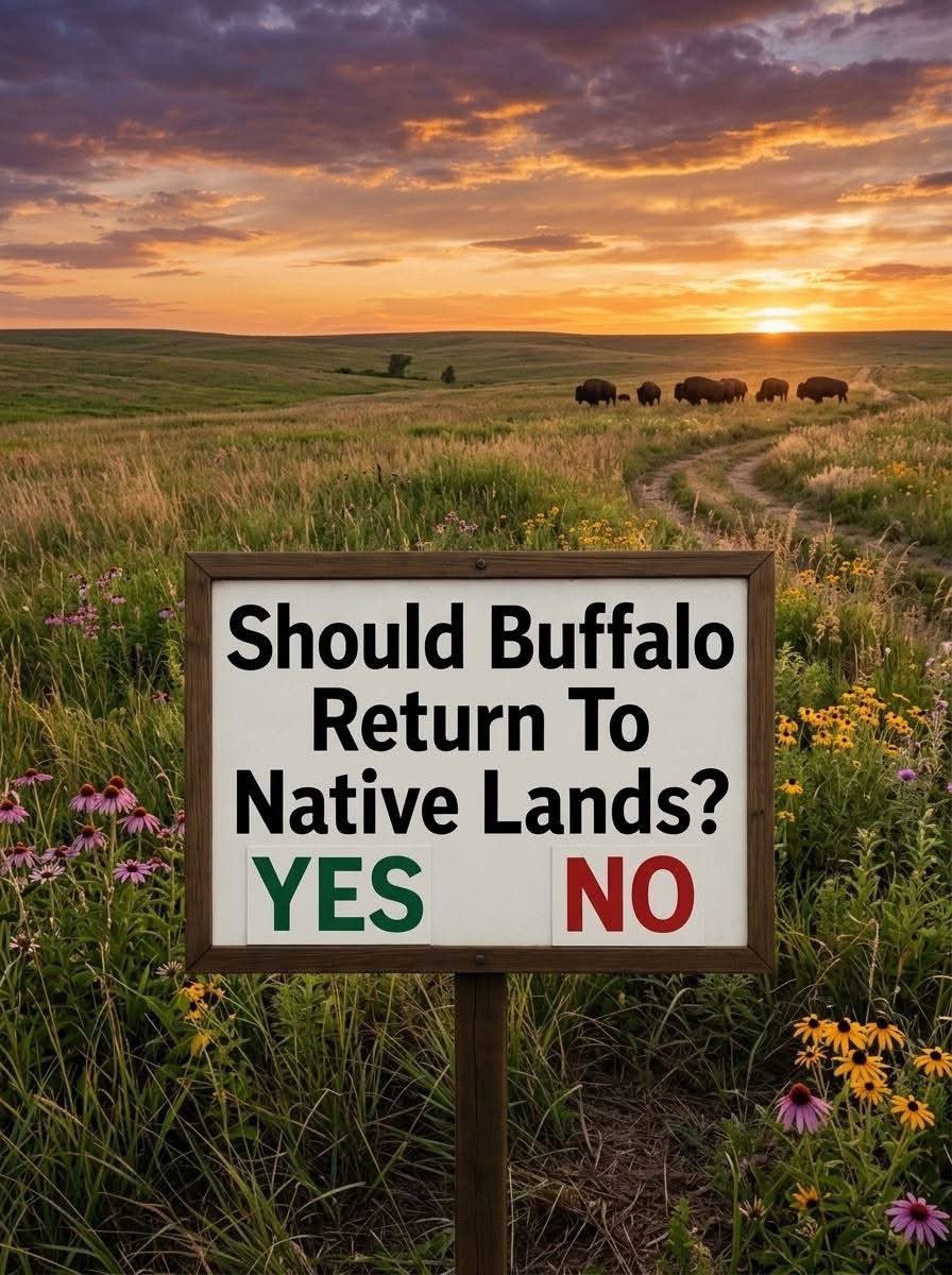 proud_native_am's tweet photo. What If Buffalo Never Returned to Native Lands? https://t.co/9r92QJdaGr