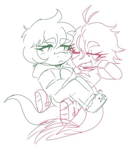 AnneSkilletpan's tweet photo. Snoot/Wani doodles part 27!
(*ˊᗜˋ*)💚🩷

#snootgame #doodles #chibi #iwhtg https://t.co/Gj53cOcR6s