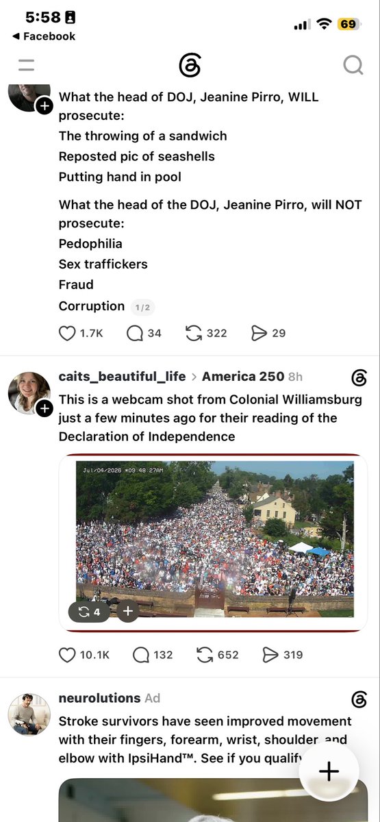 Wdewdrop1's tweet photo. @JudgeJeanine https://t.co/EheFU0mCXn