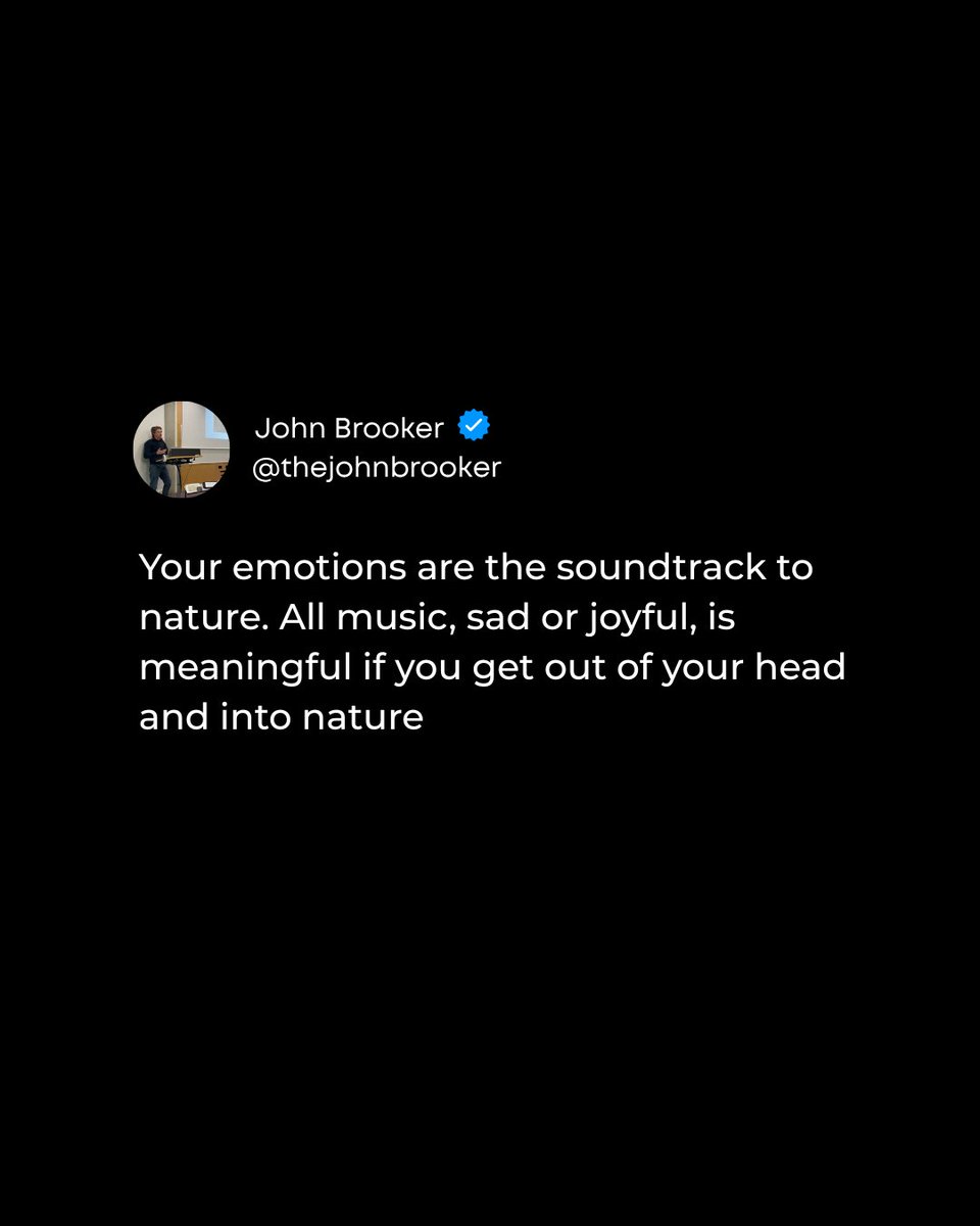 thejohnbrooker's tweet photo. Nature doesn't judge a rainy day, and it won't judge your heavy moods either. Step outside, get out of your head, and let the trees hold space for whatever you're feeling. ๐ฒ๐
.
#naturehealing #getoutside #emotionalwellbeing #mindfulmoments https://t.co/NCVBQickw0