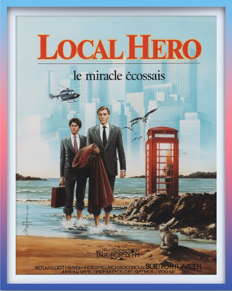 HousePosters's tweet photo. A story of corporate ambition meeting small-town charm and resistance.
An original French petite poster for the 1983 release of “Local Hero” subtitled 'The Scottish Miracle'.
https://t.co/gn9laIvIIt
#PeterRiegert #BurtLancaster #davidputtnam #billforsyth #localhero https://t.co/bYeSnjrkau